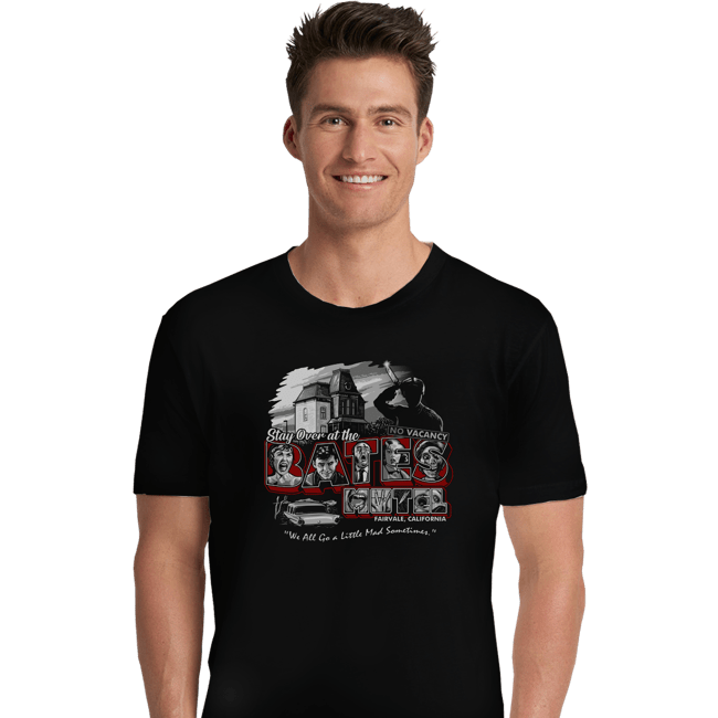 Daily_Deal_Shirts Premium Shirts, Unisex / Small / Black Stay At The Bates Motel