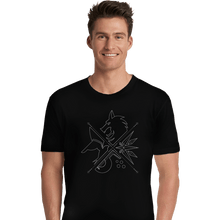 Load image into Gallery viewer, Shirts Premium Shirts, Unisex / Small / Black Minimal Witcher
