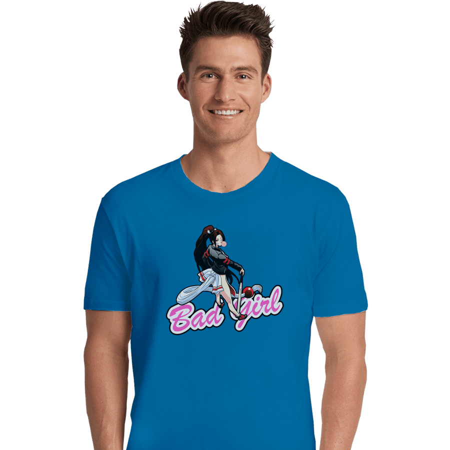 Shirts Premium Shirts, Unisex / Small / Sapphire Bad Girl
