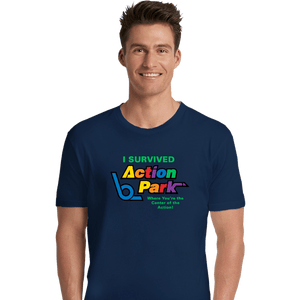 Secret_Shirts Premium Shirts, Unisex / Small / Navy Action Park Survivor