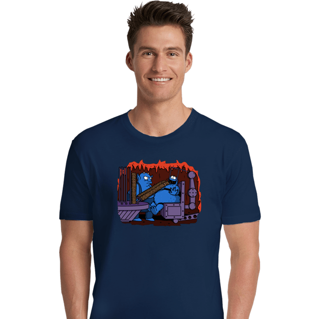 Daily_Deal_Shirts Premium Shirts, Unisex / Small / Navy Cookie Hell