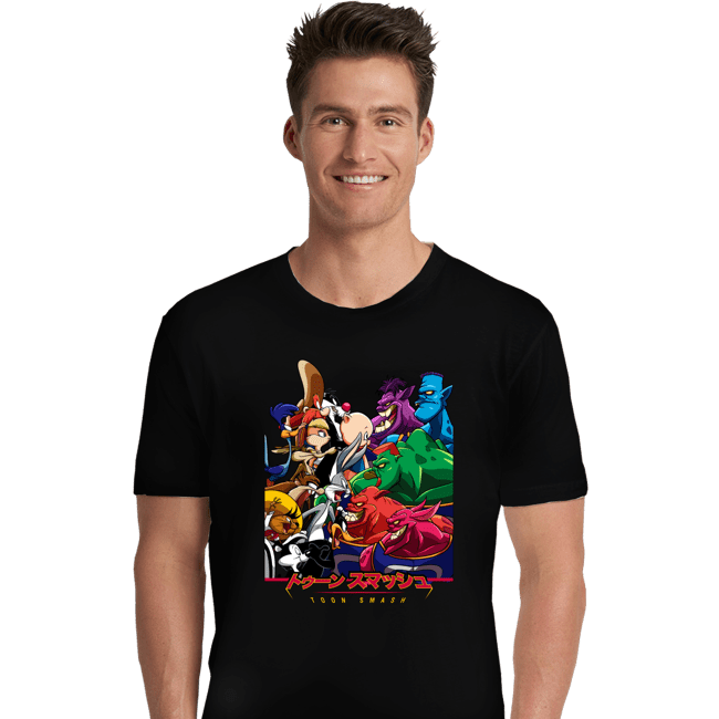 Shirts Premium Shirts, Unisex / Small / Black Toon Smash