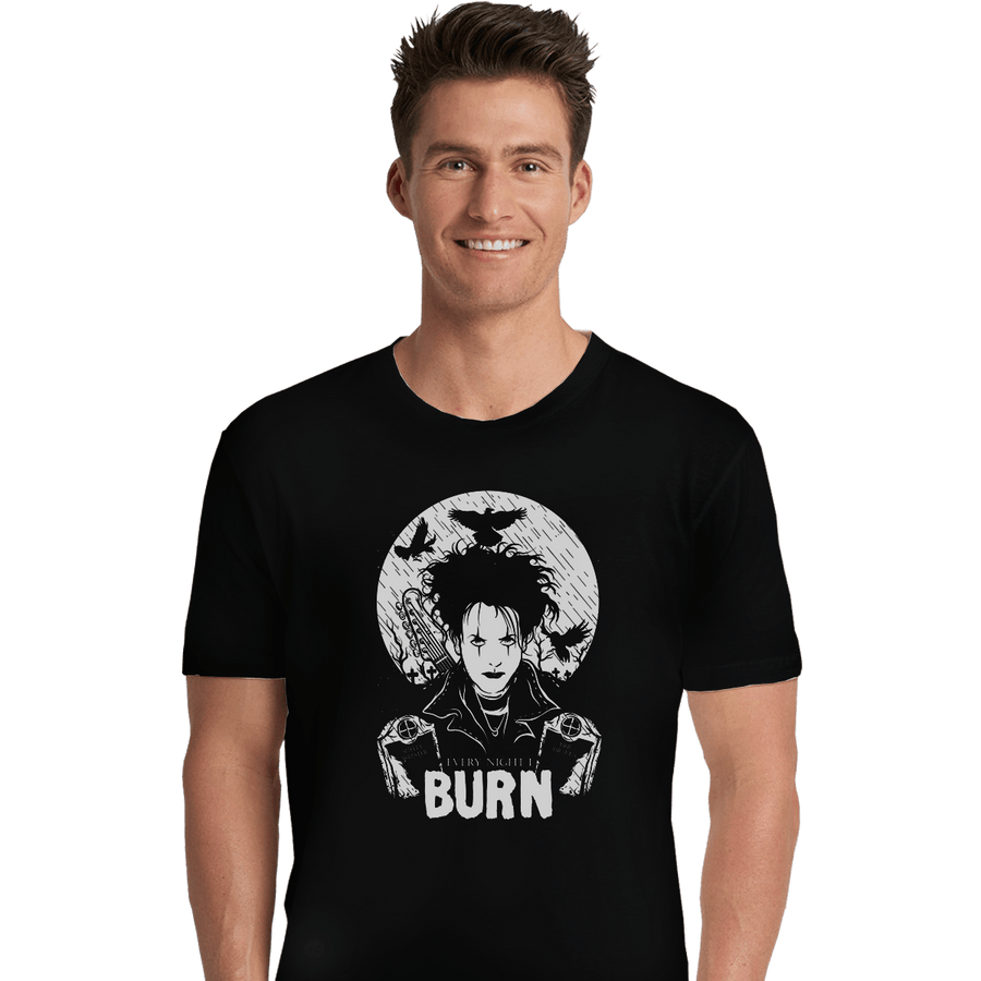 Shirts Premium Shirts, Unisex / Small / Black Burn
