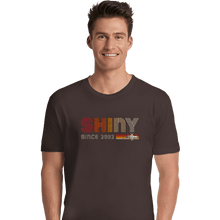 Load image into Gallery viewer, Daily_Deal_Shirts Premium Shirts, Unisex / Small / Dark Chocolate Shiny Since 2002
