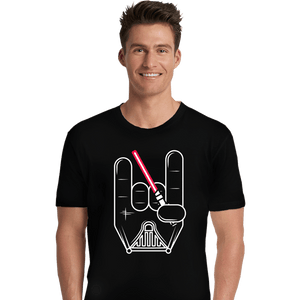 Shirts Premium Shirts, Unisex / Small / Black Darth Rock