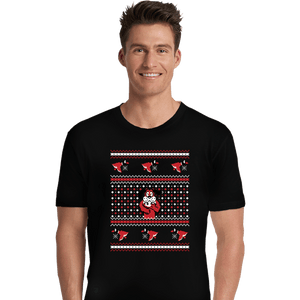 Shirts Premium Shirts, Unisex / Small / Black Festive Duck Hunt