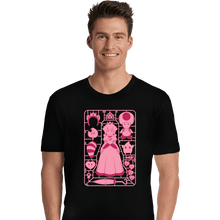 Load image into Gallery viewer, Daily_Deal_Shirts Premium Shirts, Unisex / Small / Black Princess Peach Model Sprue
