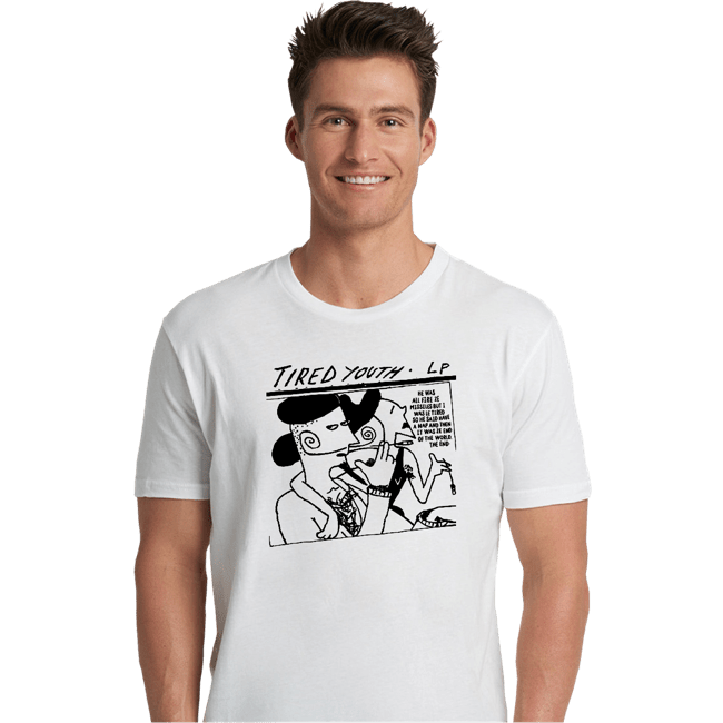 Shirts Premium Shirts, Unisex / Small / White Tired Youth
