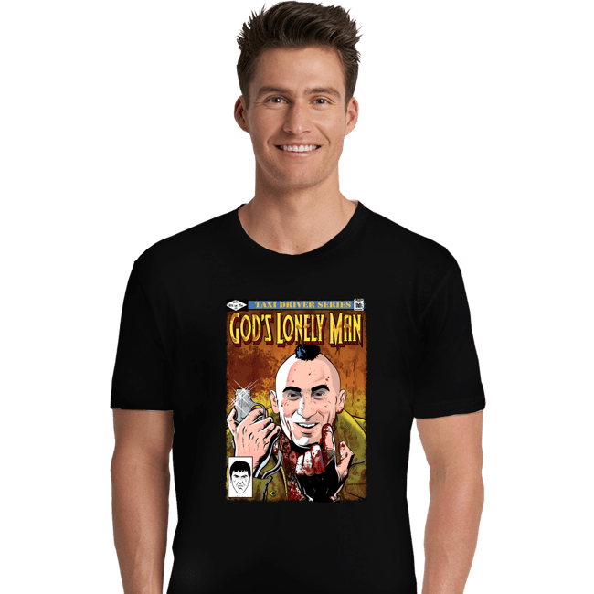 Secret_Shirts Premium Shirts, Unisex / Small / Black God's Lonely Man