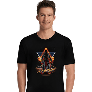 Shirts Premium Shirts, Unisex / Small / Black Retro Assassin