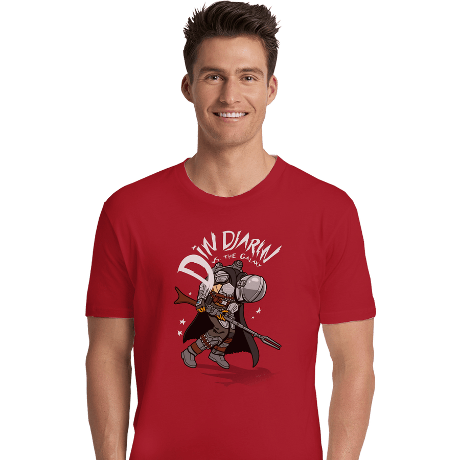 Shirts Premium Shirts, Unisex / Small / Red Mando Vs The Galaxy