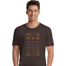 Load image into Gallery viewer, Daily_Deal_Shirts Premium Shirts, Unisex / Small / Dark Chocolate Shiny Christmas
