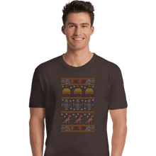 Load image into Gallery viewer, Daily_Deal_Shirts Premium Shirts, Unisex / Small / Dark Chocolate Shiny Christmas
