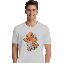 Load image into Gallery viewer, Shirts Premium Shirts, Unisex / Small / White Fire Ink
