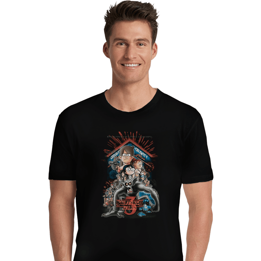 Shirts Premium Shirts, Unisex / Small / Black Stranger Falls 3