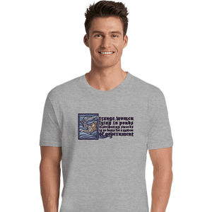Daily_Deal_Shirts Premium Shirts, Unisex / Small / Sports Grey Lake Lady