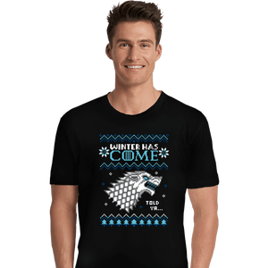 Secret_Shirts Premium Shirts, Unisex / Small / Black Ugly Winter