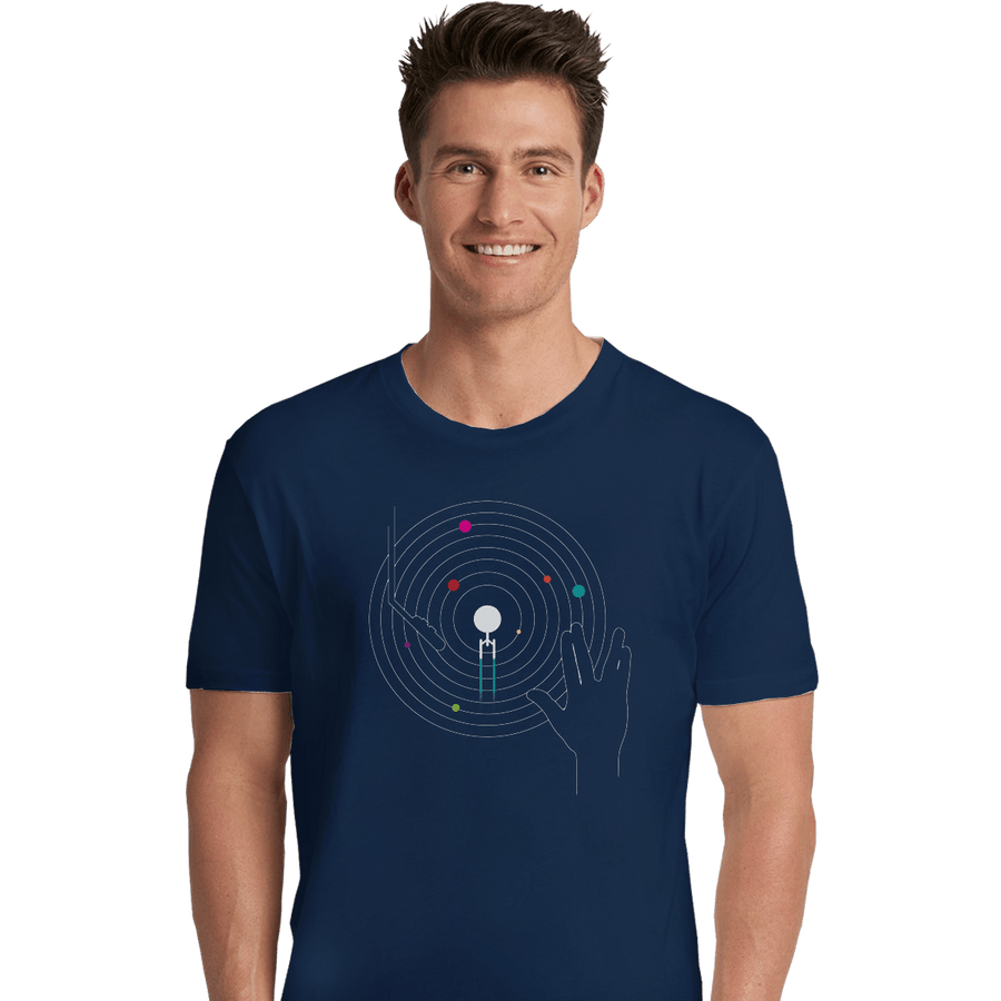 Shirts Premium Shirts, Unisex / Small / Navy Star Trek Vinyl