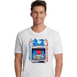 Secret_Shirts Premium Shirts, Unisex / Small / White Retro Player