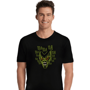 Shirts Premium Shirts, Unisex / Small / Black Neon Green Goblin