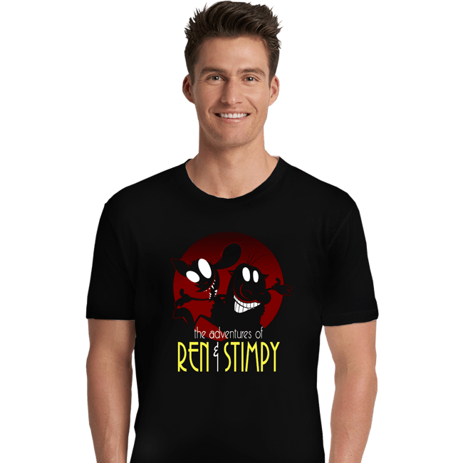 Secret_Shirts Premium Shirts, Unisex / Small / Black The Adventures of Ren & Stimpy