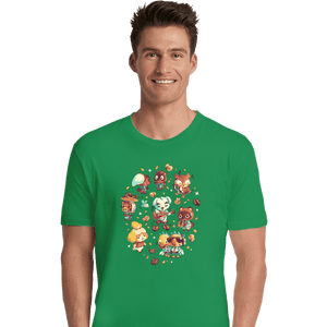Secret_Shirts Premium Shirts, Unisex / Small / Irish Green On Tarantula Island