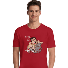 Load image into Gallery viewer, Shirts Premium Shirts, Unisex / Small / Red Shaun And Ed
