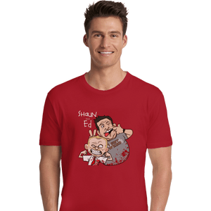 Shirts Premium Shirts, Unisex / Small / Red Shaun And Ed