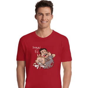 Shirts Premium Shirts, Unisex / Small / Red Shaun And Ed