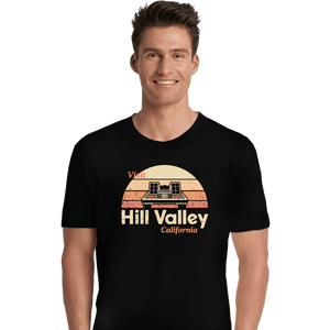 Daily_Deal_Shirts Premium Shirts, Unisex / Small / Black Visit Hill Valley