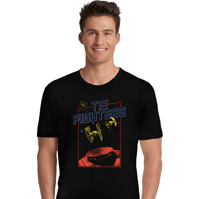 Secret_Shirts Premium Shirts, Unisex / Small / Black Tie Fighters