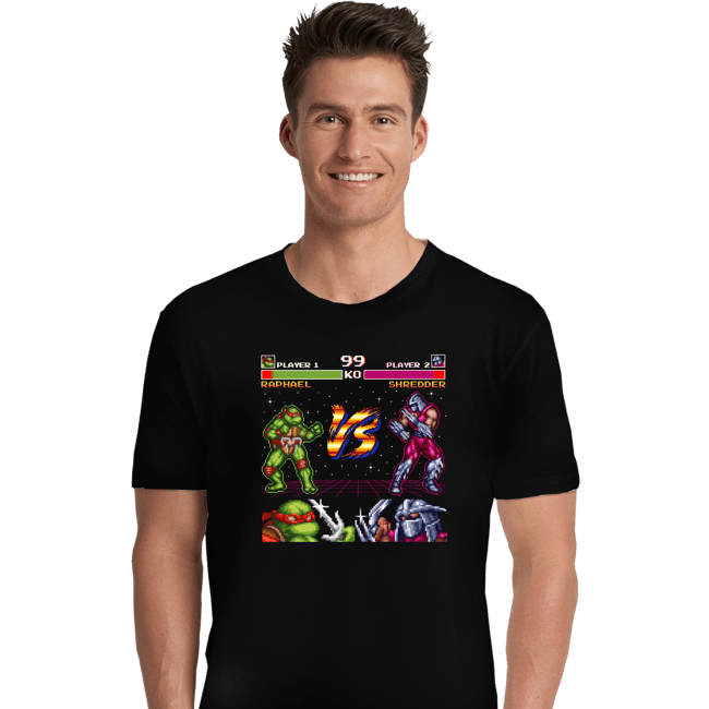 Shirts Premium Shirts, Unisex / Small / Black Shredder Battle