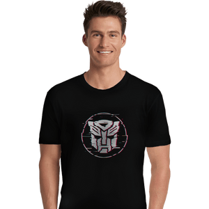 Shirts Premium Shirts, Unisex / Small / Black Autobots Glitch