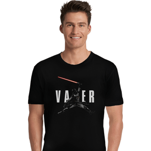 Shirts Premium Shirts, Unisex / Small / Black Air Vader