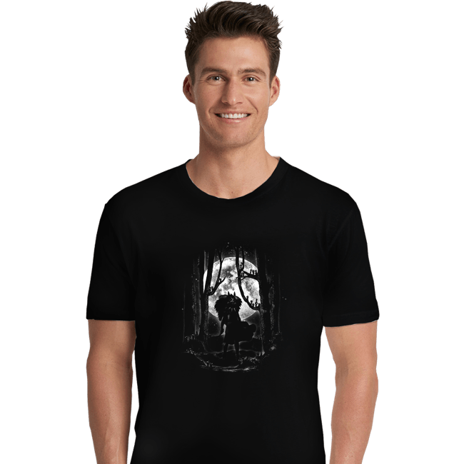 Shirts Premium Shirts, Unisex / Small / Black Moonlight Princess