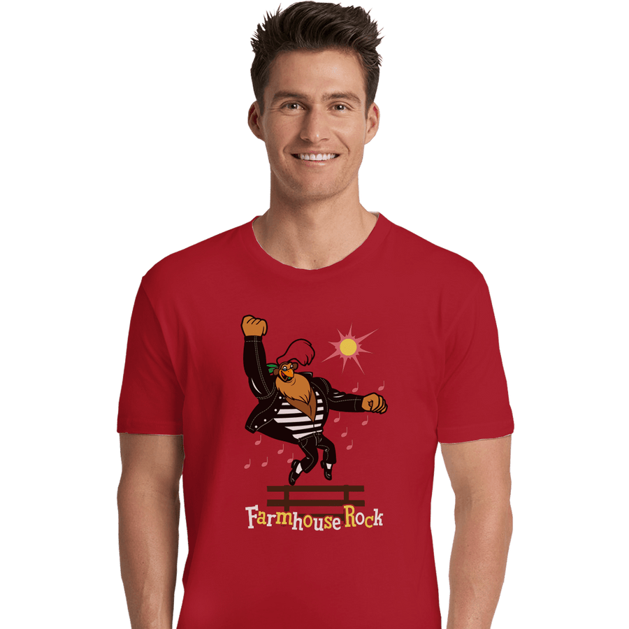 Shirts Premium Shirts, Unisex / Small / Red Farmhouse Rock