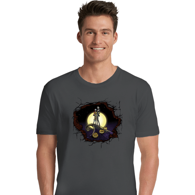 Secret_Shirts Premium Shirts, Unisex / Small / Charcoal Nightmare Through The Wall