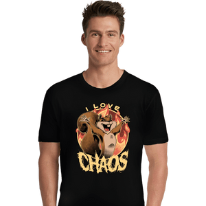 Shirts Premium Shirts, Unisex / Small / Black I Love Chaos!