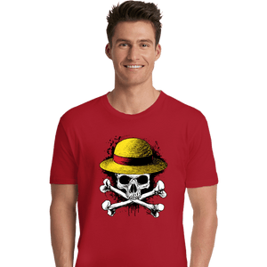 Secret_Shirts Premium Shirts, Unisex / Small / Red Skeleton Mugiwara