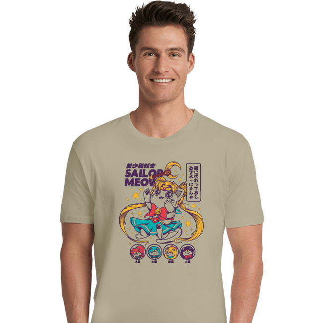 Secret_Shirts Premium Shirts, Unisex / Small / Natural Pretty Sailor Meow