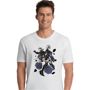 Daily_Deal_Shirts Premium Shirts, Unisex / Small / White Android Hunter