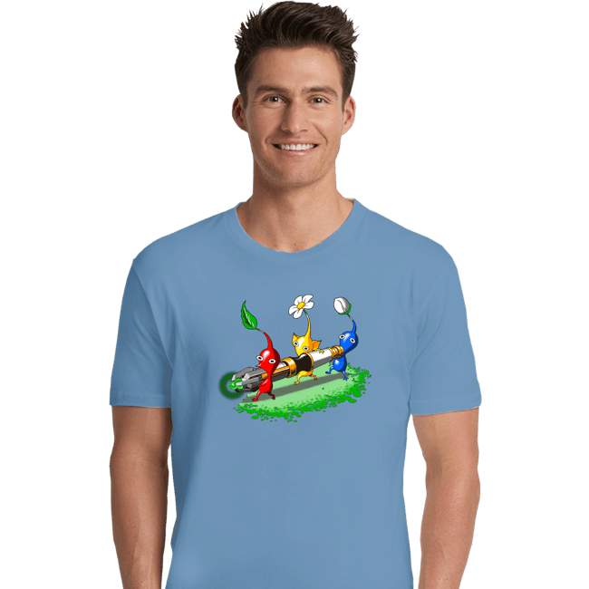 Shirts Premium Shirts, Unisex / Small / Powder Blue Pikmin Who