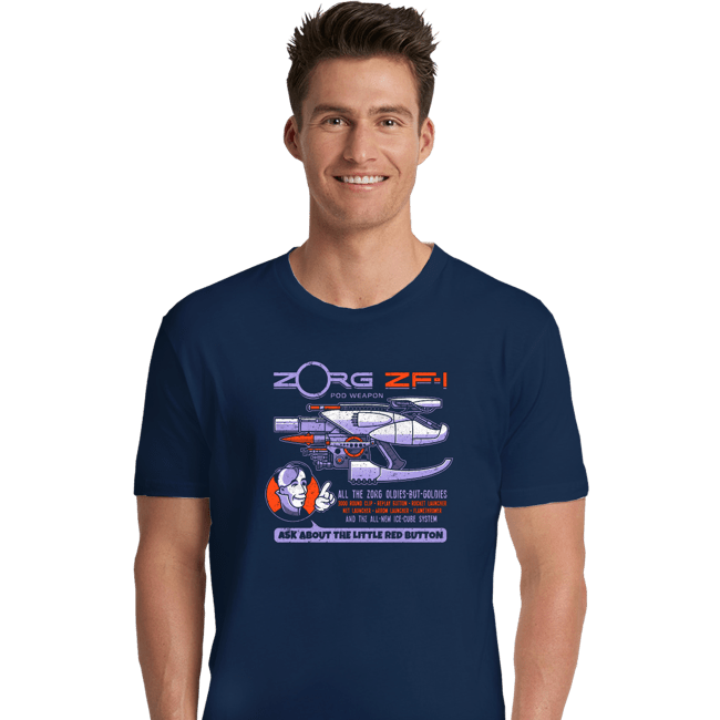 Secret_Shirts Premium Shirts, Unisex / Small / Navy Ask About the Little Red Button