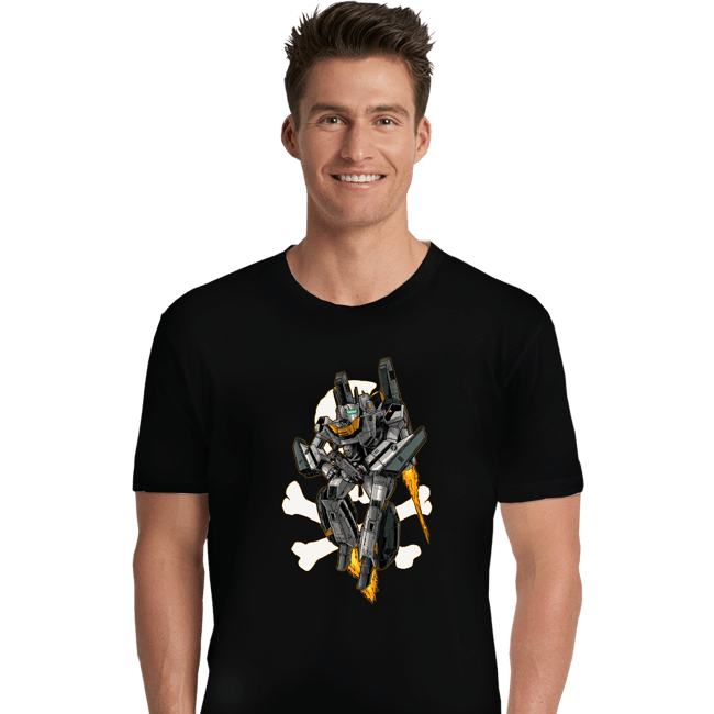 Daily_Deal_Shirts Premium Shirts, Unisex / Small / Black Skull Leader