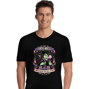 Daily_Deal_Shirts Premium Shirts, Unisex / Small / Black Villains Unite Maleficent