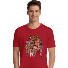 Load image into Gallery viewer, Shirts Premium Shirts, Unisex / Small / Red Street Fighter DBZ

