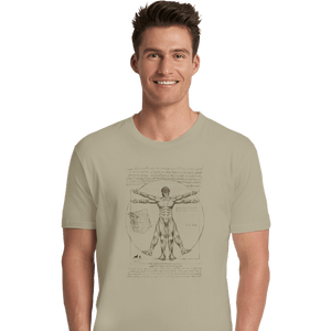 Shirts Premium Shirts, Unisex / Small / Natural Eren Vitruvian