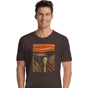 Shirts Premium Shirts, Unisex / Small / Dark Chocolate Screaming Forky