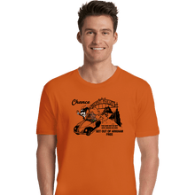 Load image into Gallery viewer, Secret_Shirts Premium Shirts, Unisex / Small / Orange Get Out Of Arkham Card

