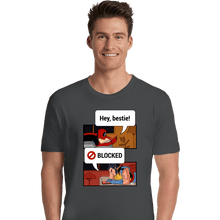 Load image into Gallery viewer, Daily_Deal_Shirts Premium Shirts, Unisex / Small / Charcoal Hey, Bestie!
